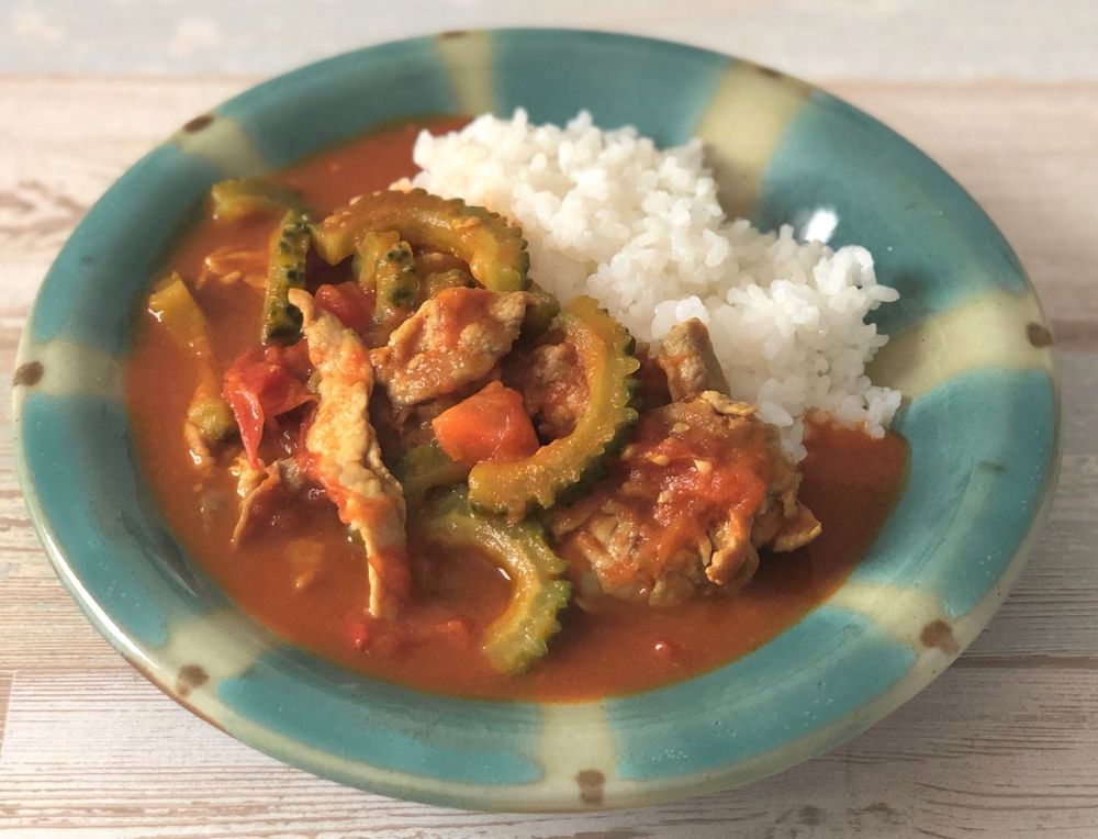 ゴーヤの苦みがおとなのカレー